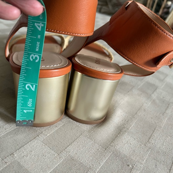 Coach Marci Leather Sandals in Hazelnut - Picture 16 of 16